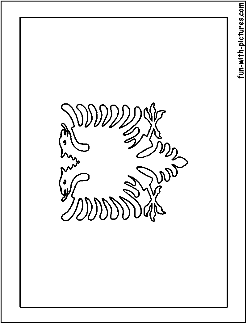 European flags coloring pages