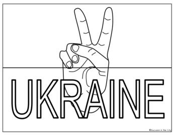 Coloring ukraine tpt