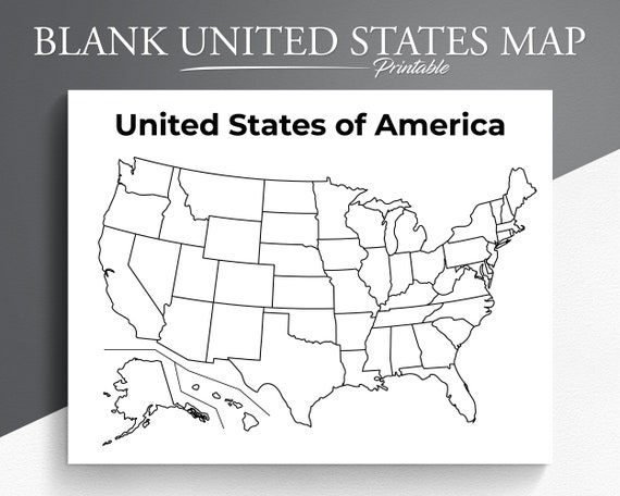 Printable blank us map educational map for kids usa coloring page united states map coloring