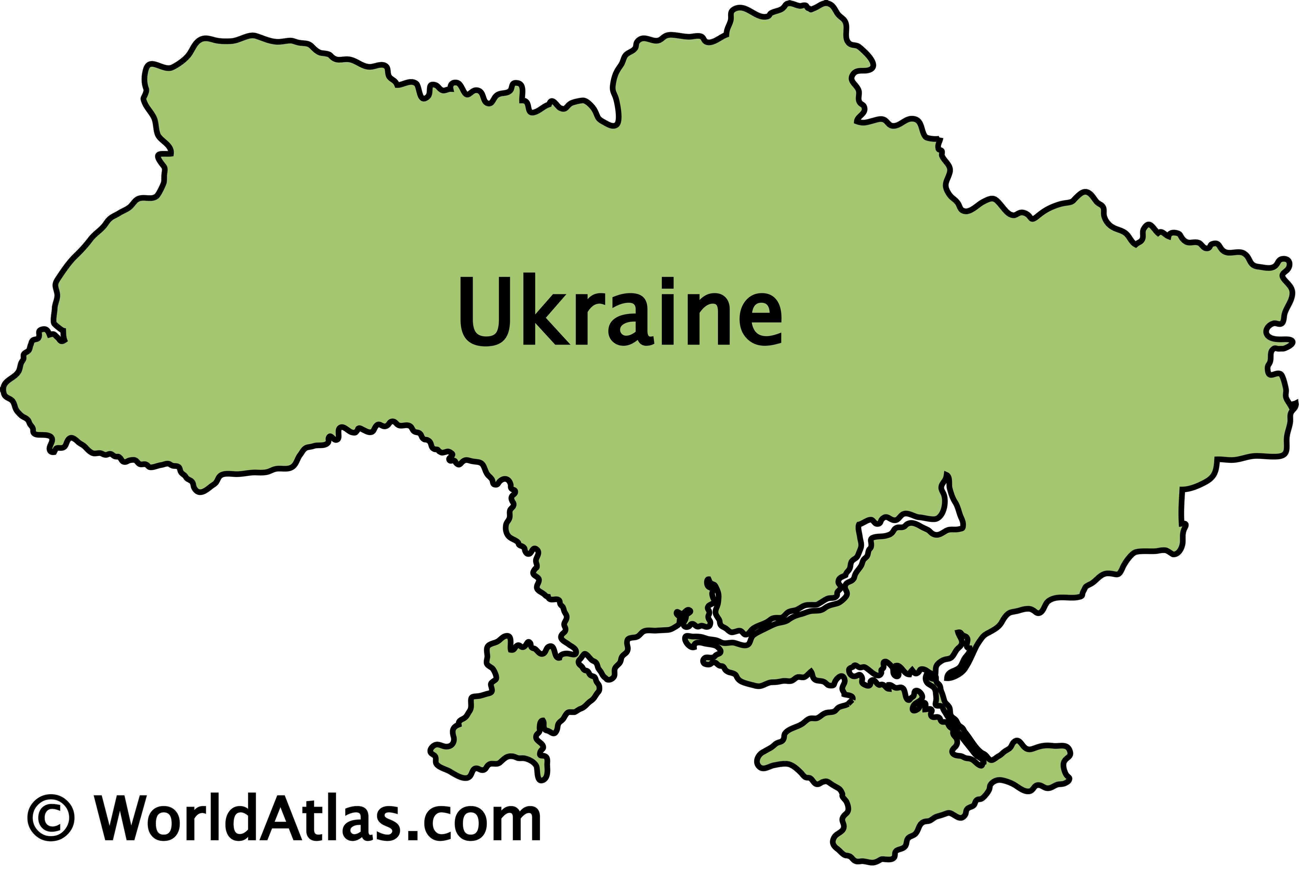 Ukraine maps facts