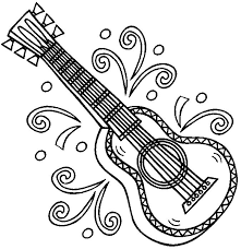 Image result for coloring page of a ukulele coloring pages adult coloring pages music coloring