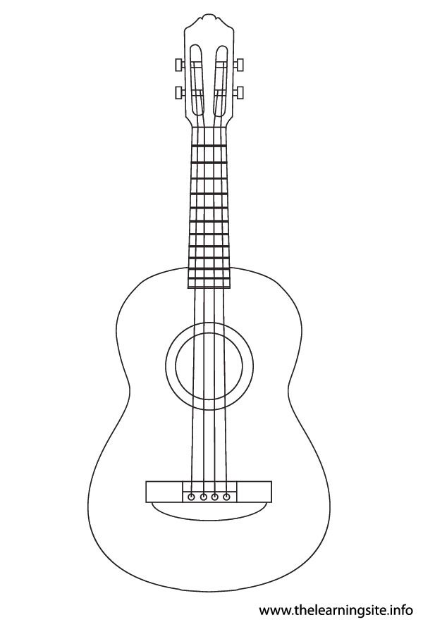 Ukulele instruments coloring pages sketch coloring page ukulele art guitar patterns guitar drawing