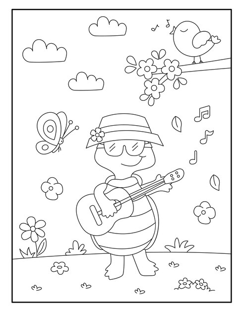 Page mushroom coloring pages easy images