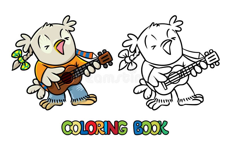 Ukulele coloring stock illustrations â ukulele coloring stock illustrations vectors clipart