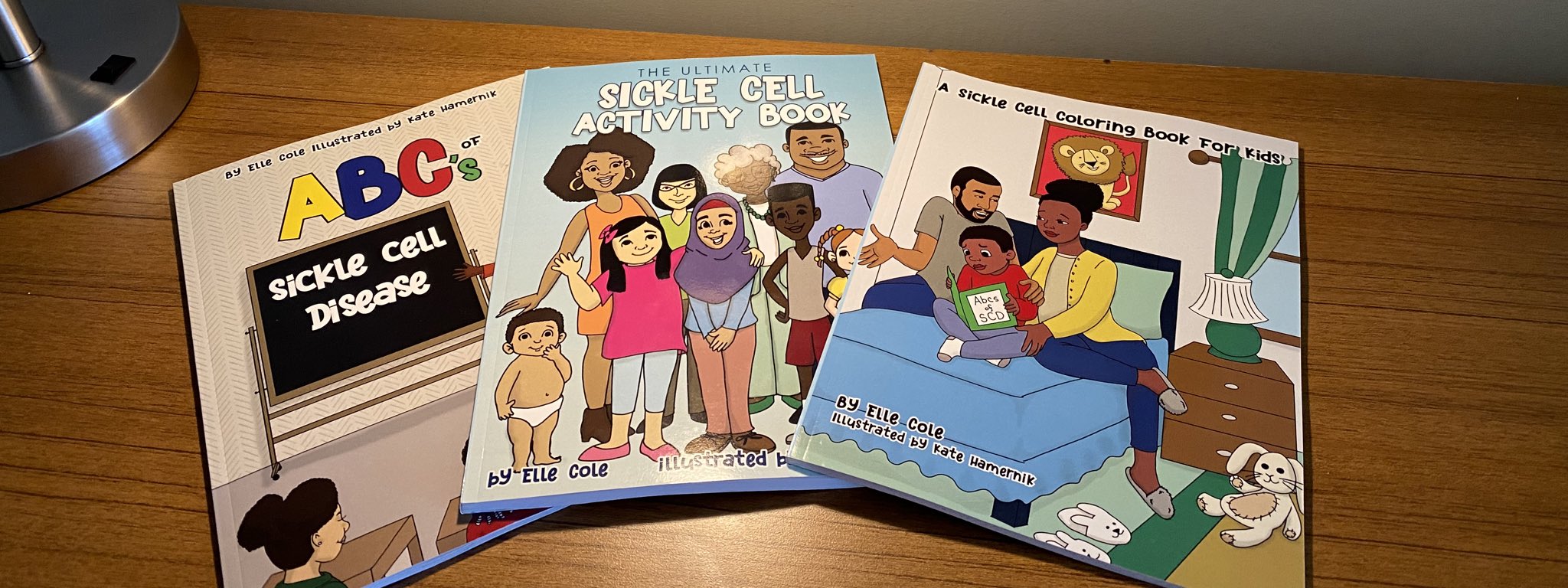 Elle cole sheher on x books that help families learn about sicklecelldisease ð abcs of sickle cell disease httpstcodzjjjztadz ð coloring book for kids httpstcotrwanfe ð activity book httpstcoorrqugwk sicklecell