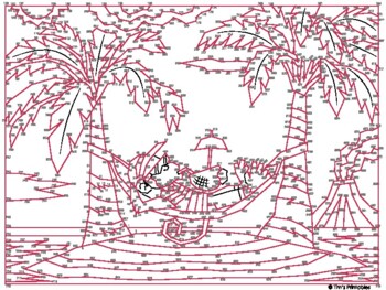 Tropical island extreme difficulty connect the dots dot