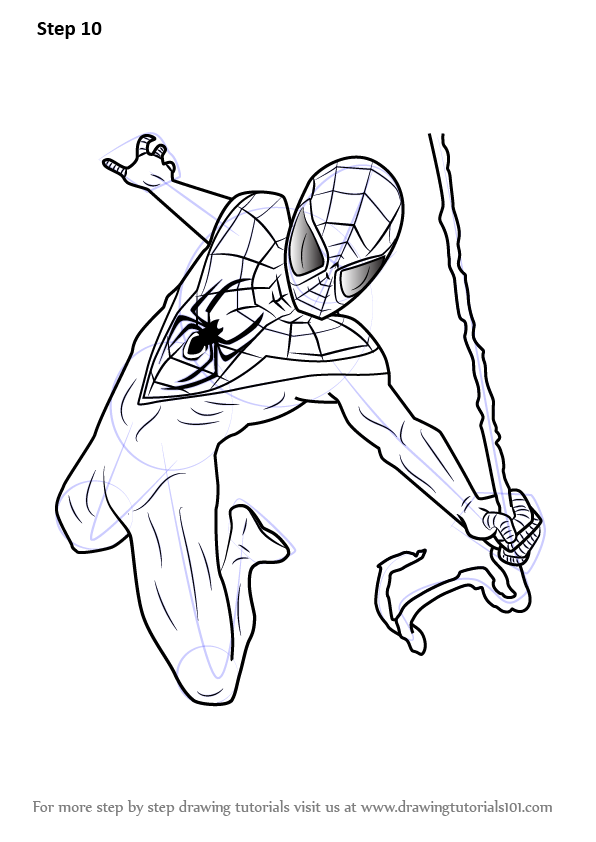 Learn how to draw miles morales from ultimate spider