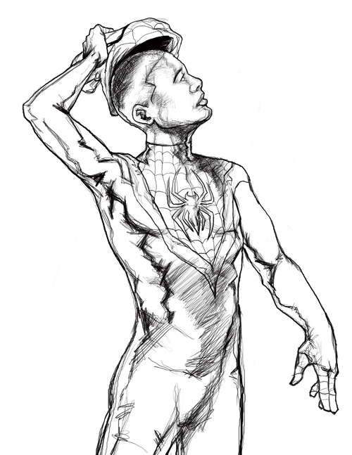 Ultimate spider man miles by paulblim on