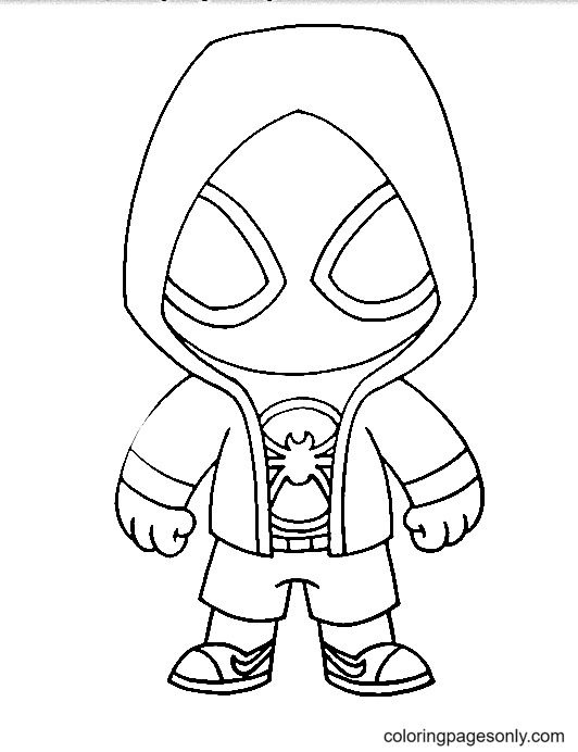 Miles morales coloring pages printable for free download