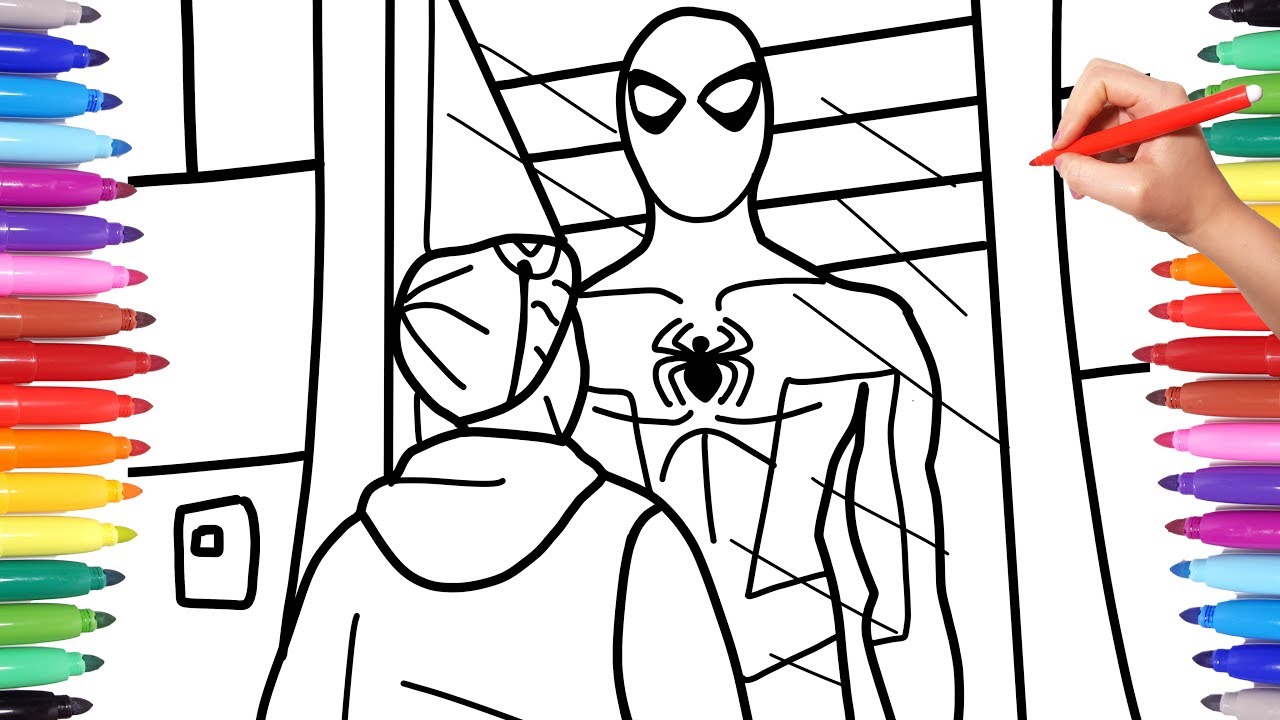 Spideran coloring pages how to draw spideran iles orales checks out spideran suit