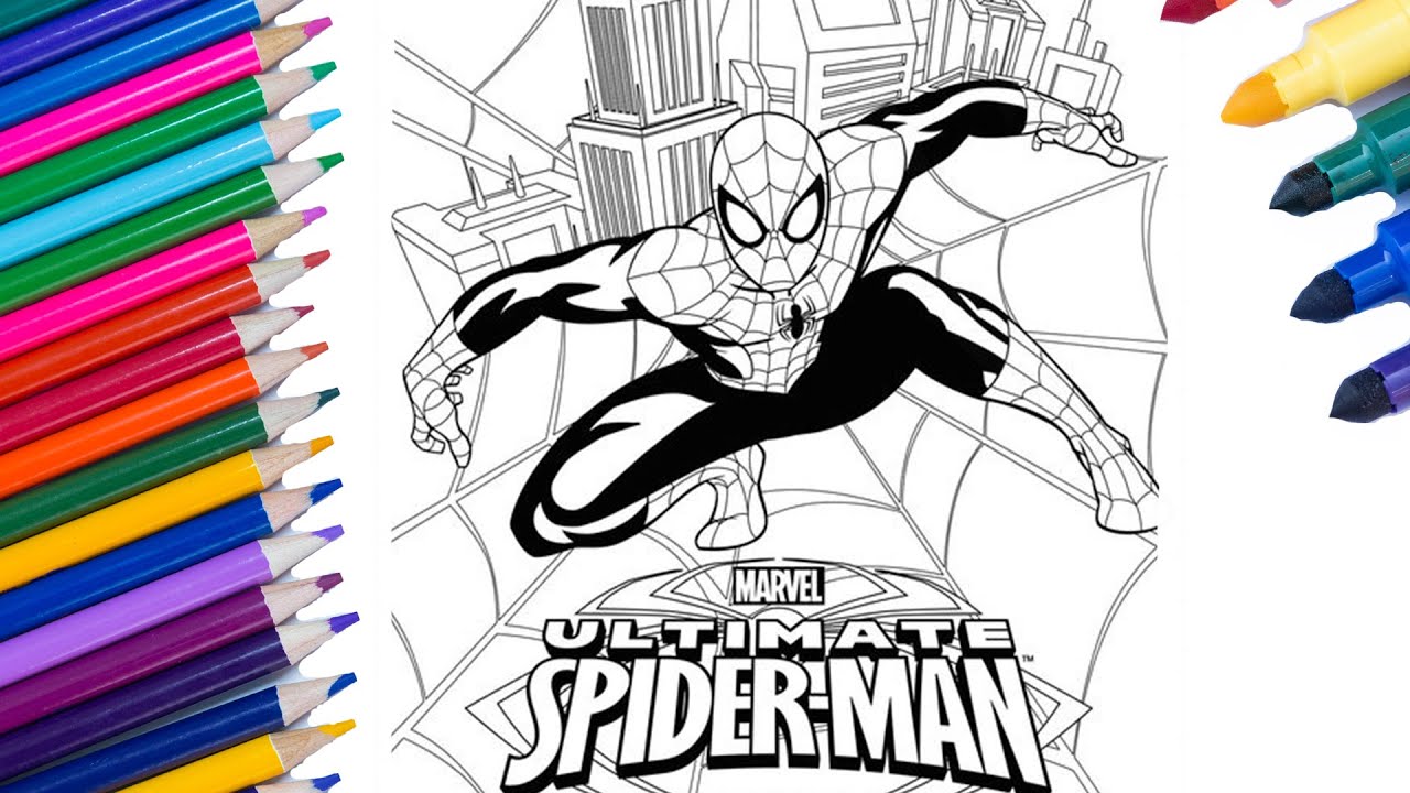 Spider man coloring pages superhero drawing coloring pages