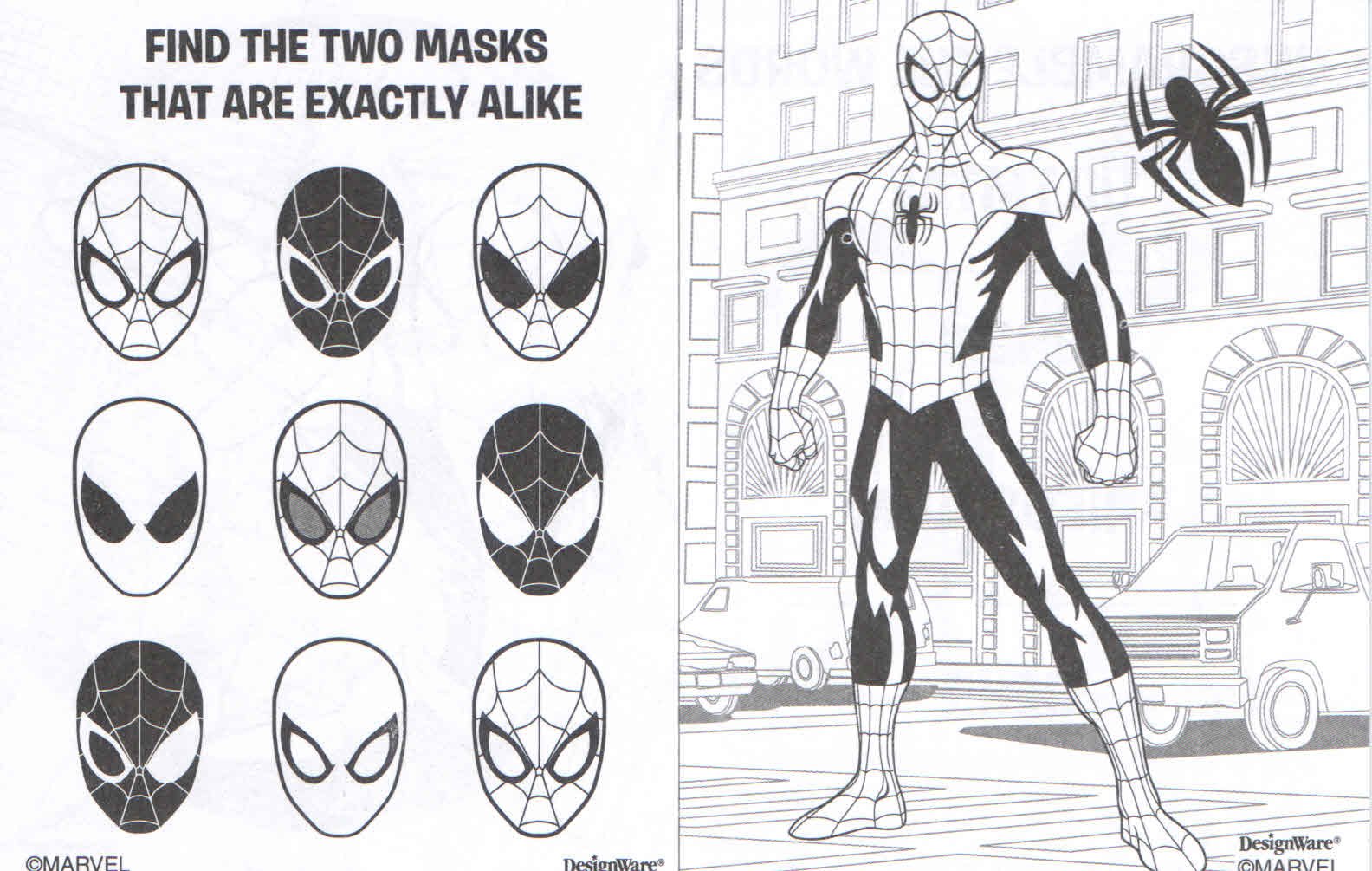 Meggans warehouse marvel ultimate spiderman mini coloring book with crayons x crayons toys games