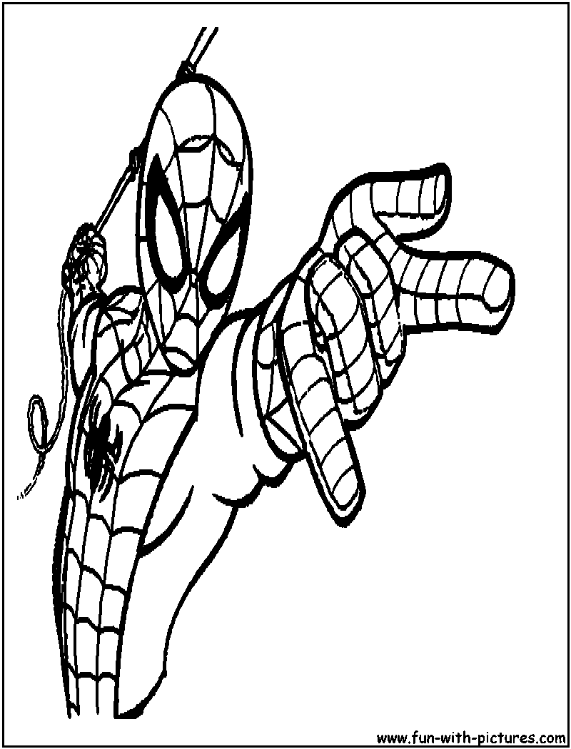 Ultimate spiderman totalmayhem coloring page