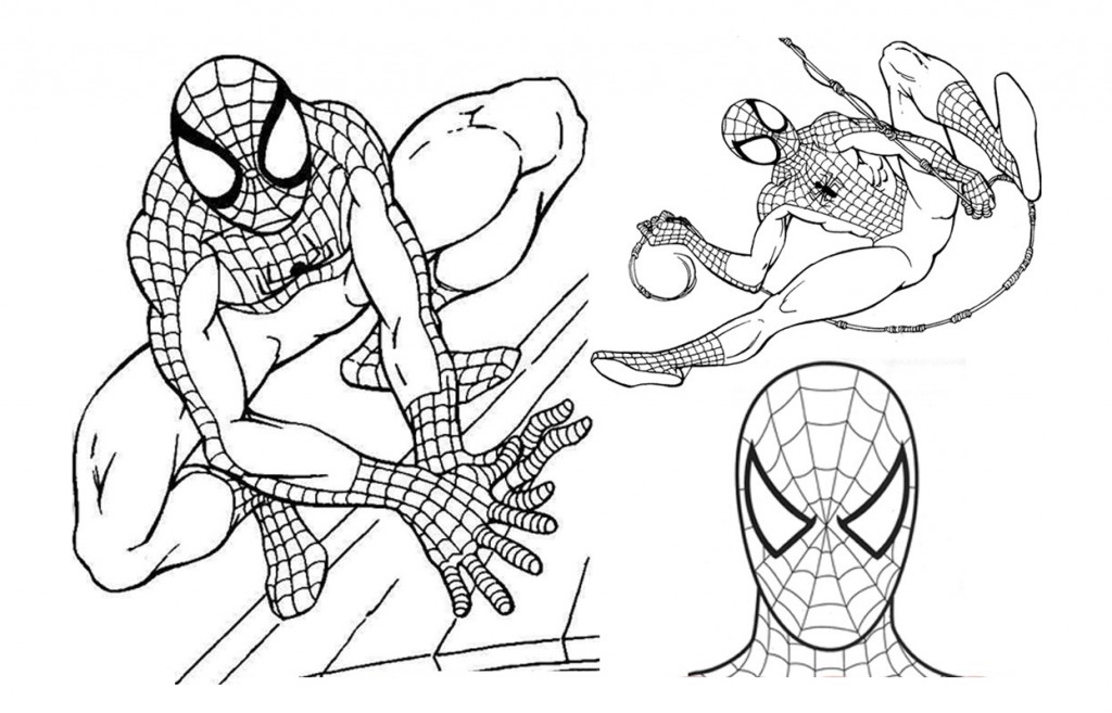 Free printable spiderman coloring pages for kids