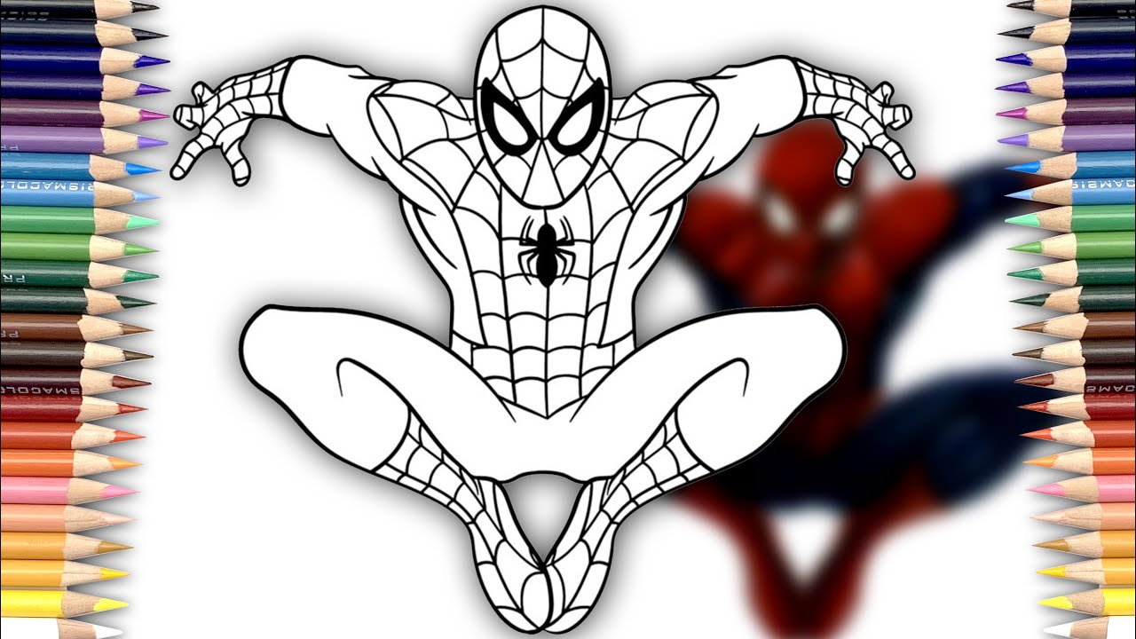 Ultimate spiderman coloring page spiderman coloring ncs