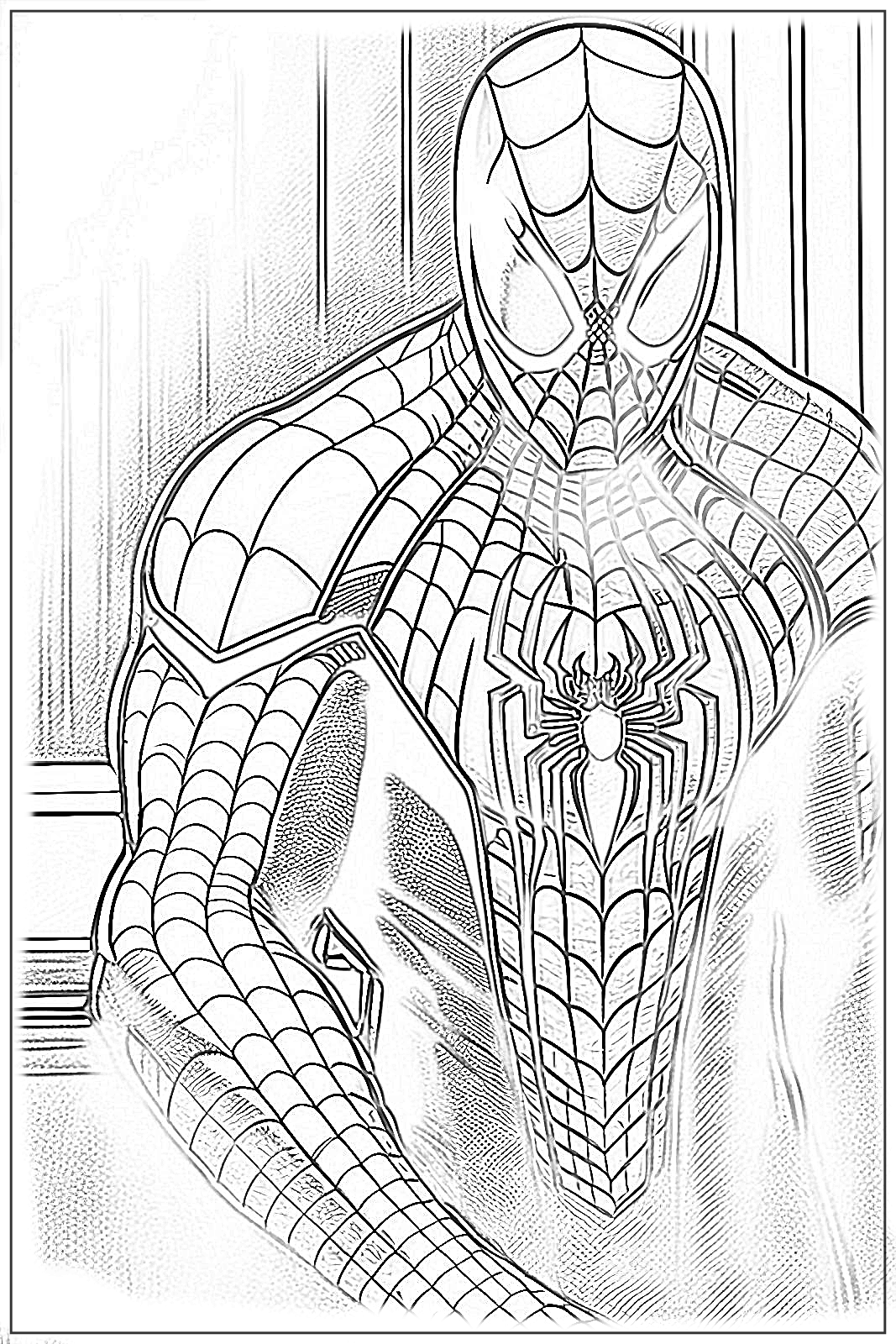 Á spiderman coloring pages â free printable sheets for kids