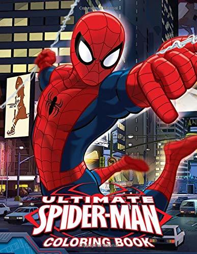 Ultimate spiderman coloring book coloring book for kids and adults children age