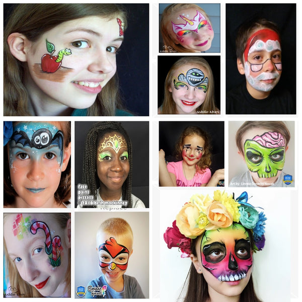 Quick easy face paint ideas