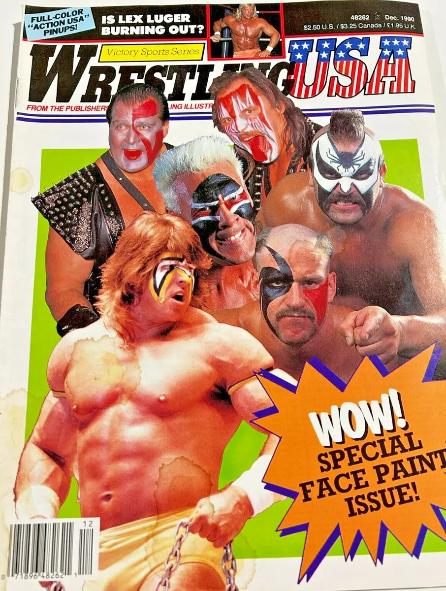 Wrestling usa rare face paint