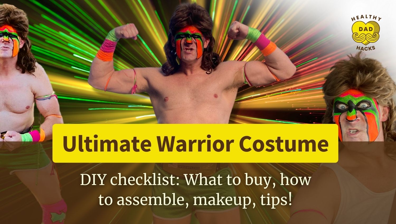 Ultimate warrior costume homemade diy checklist