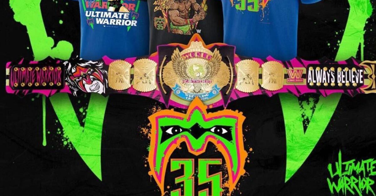 Wwe reveals ultimate warrior signature series championship replica belt