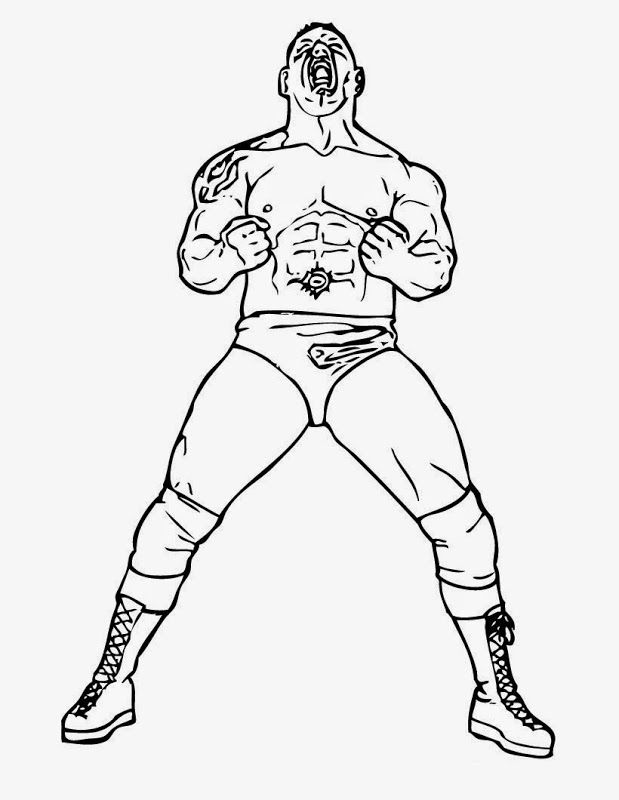 Ultimate warrior coloring pages