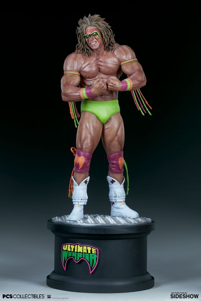 Wwe ultimate warrior statue by pop culture shock collectibles