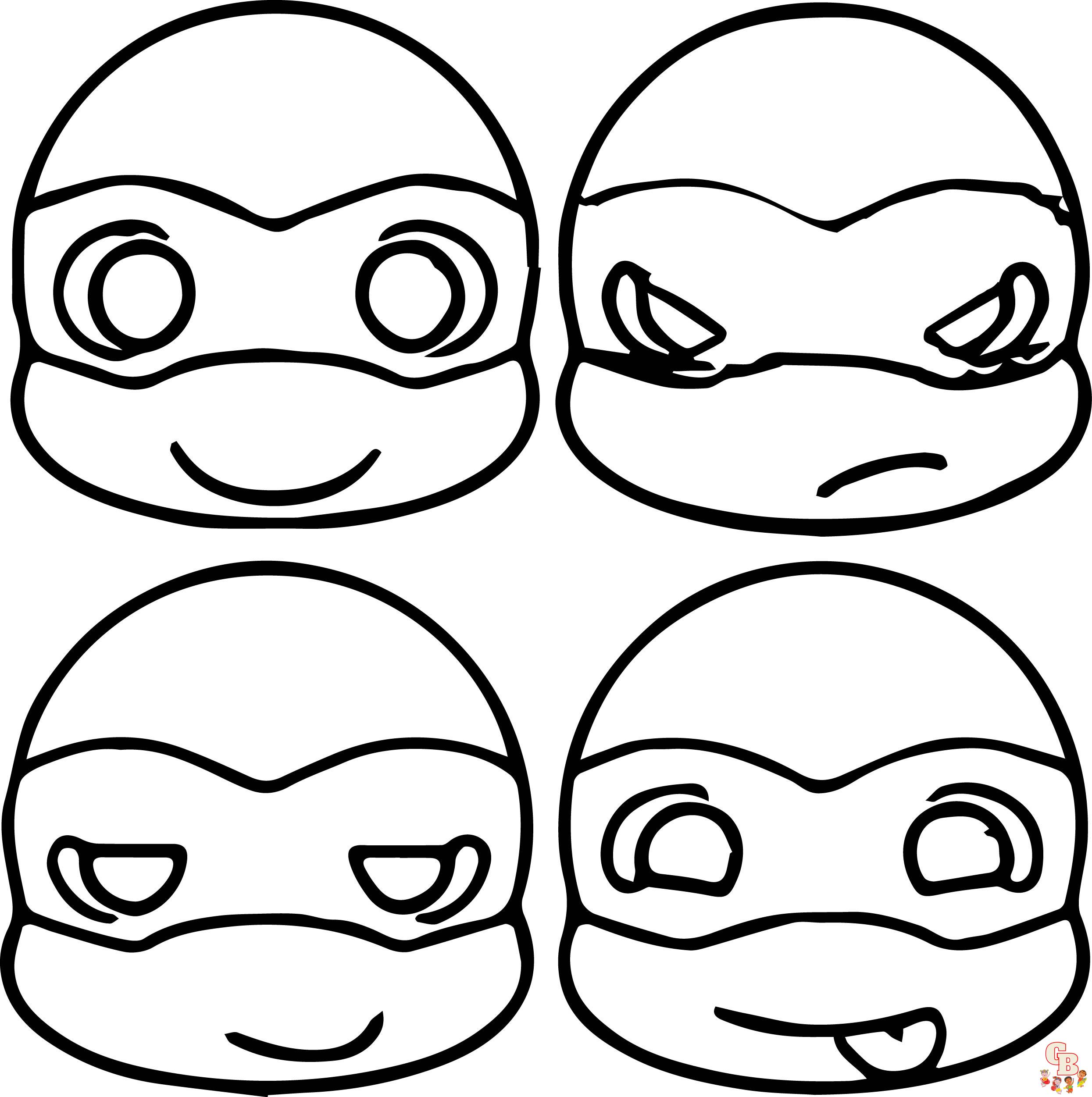 Ninja coloring pages