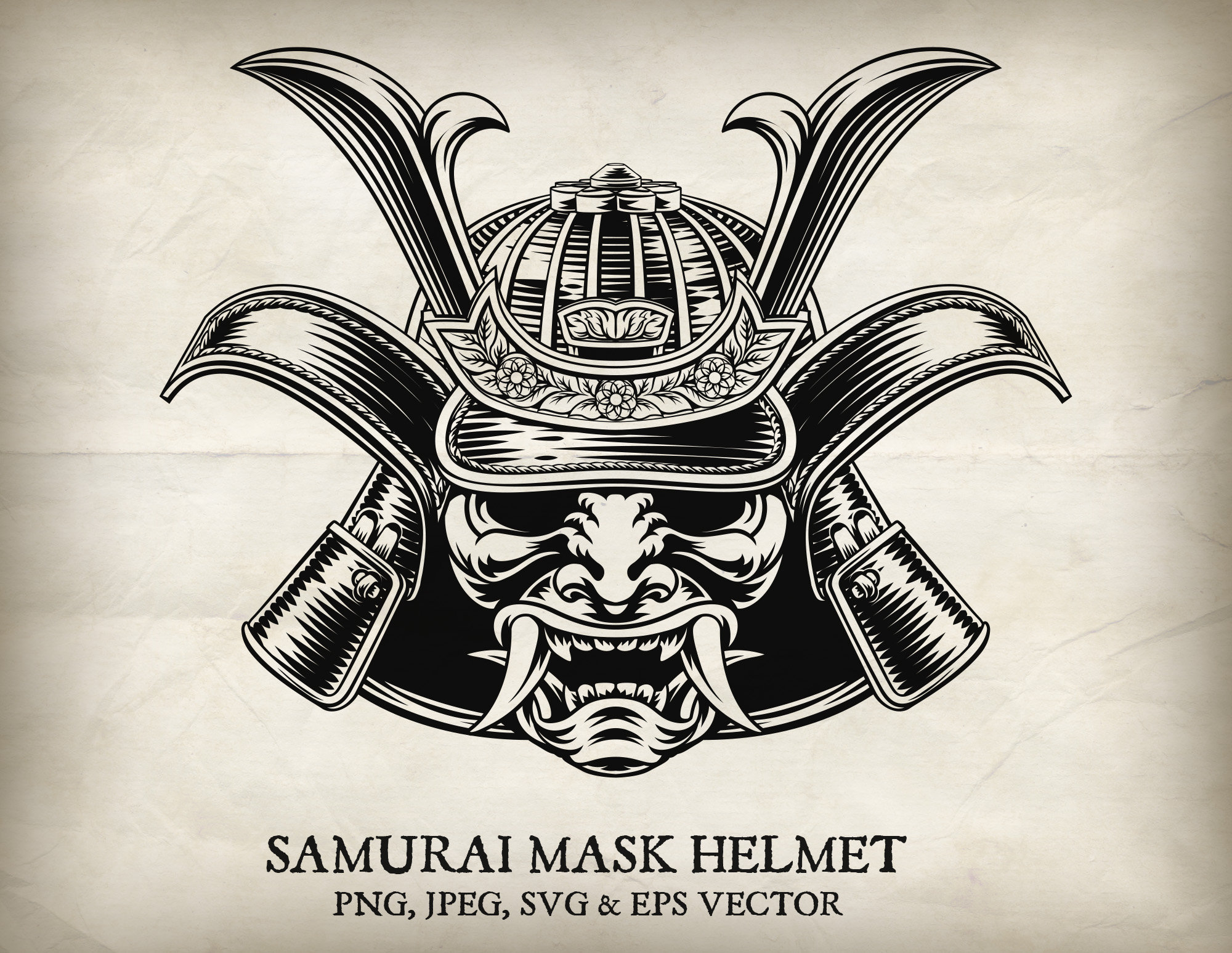 Warrior mask svg