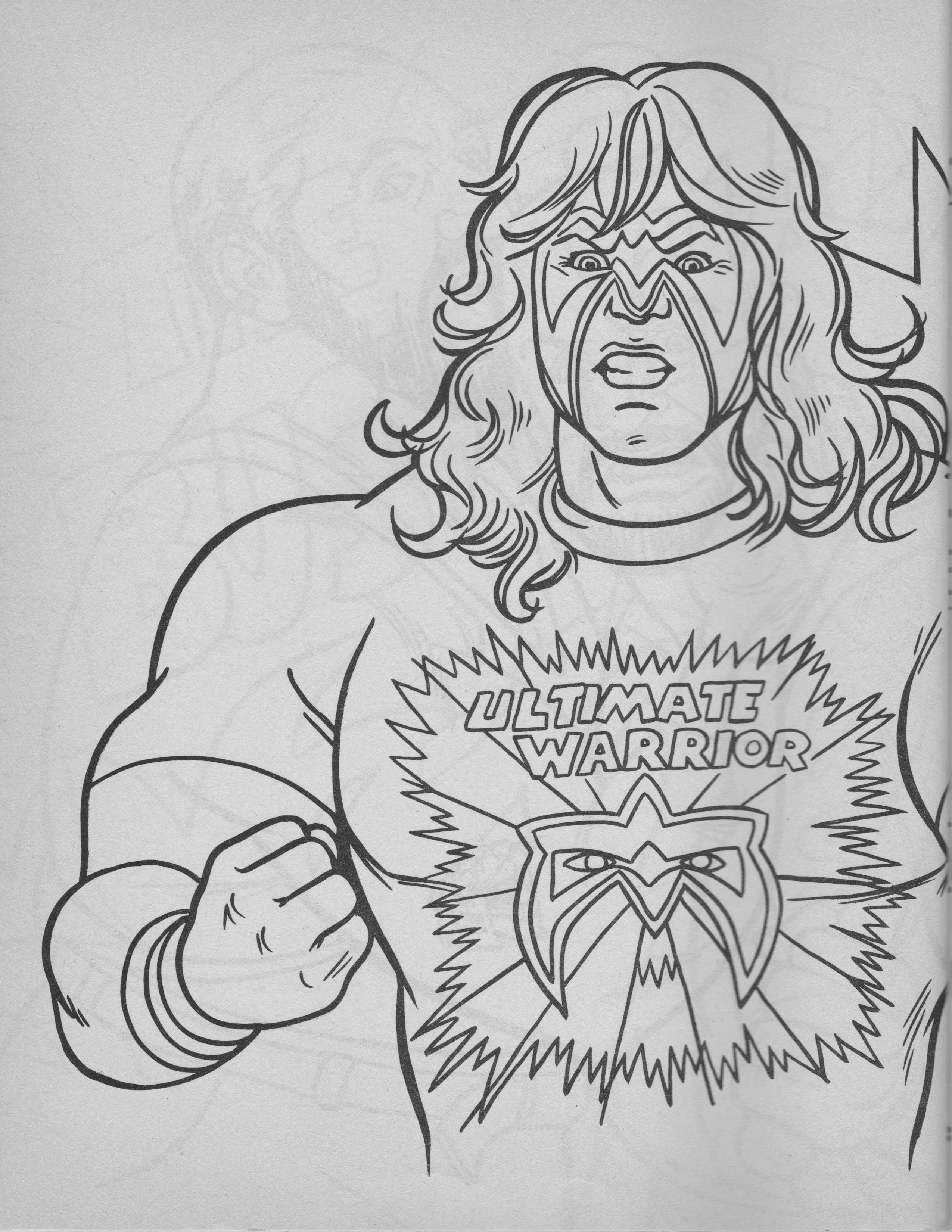 Ryan buddsðºðºð on x free wwf coloring book page to print and color more if you rt this ill dm you a link to download ultimatewarrior httpstcoayqcjxudiu x