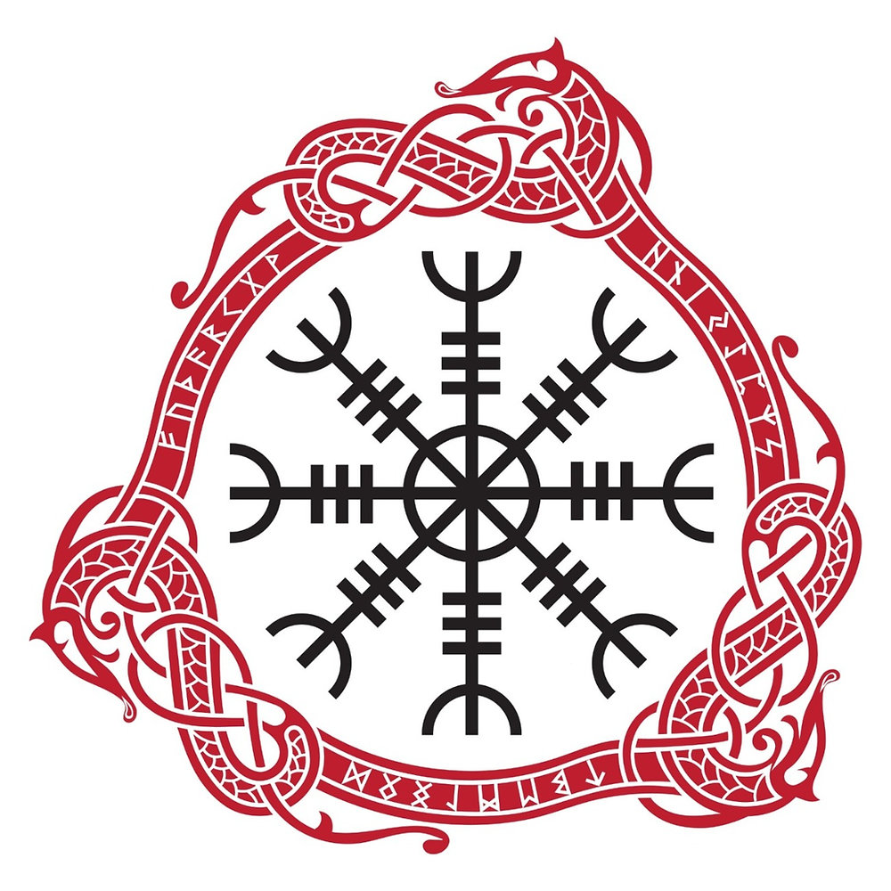 Aegishjalmur old norse magical symbol