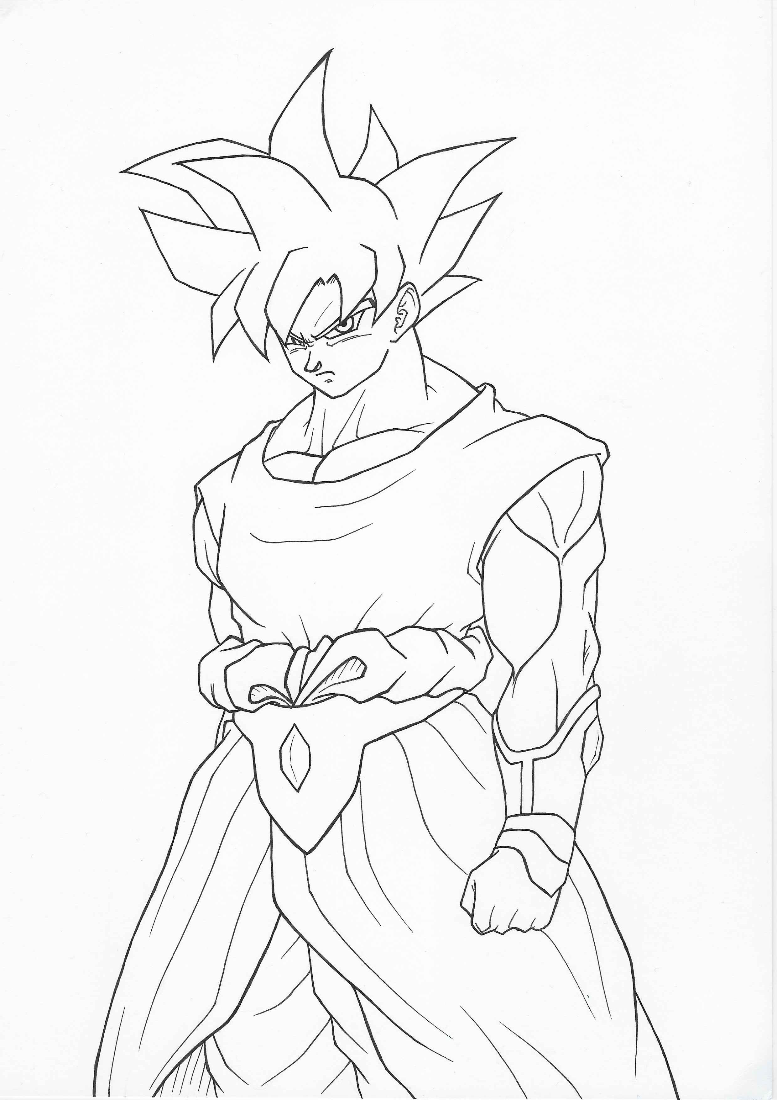 Goku ultra instinct own creation hope u guys like it rdbz