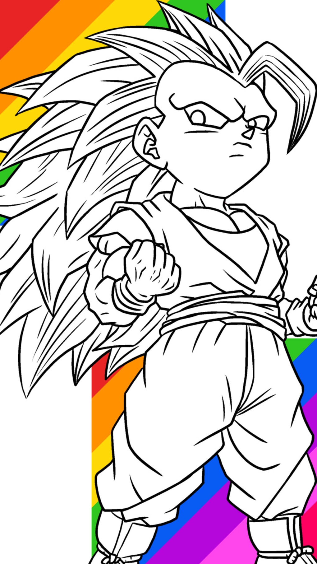 Anime coloring book ultra instinct for android