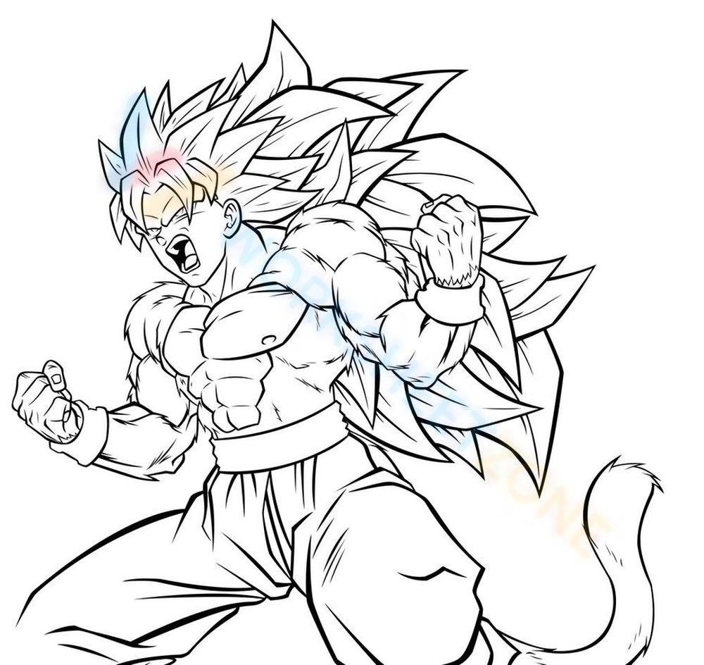 Free collection of goku coloring pages for all ages