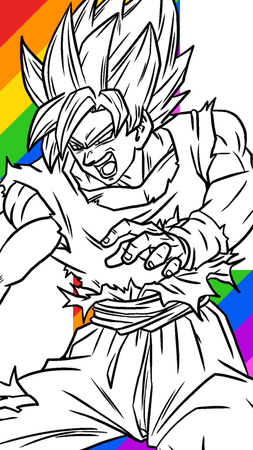 Anime coloring book ultra instinct for android