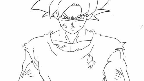 Ultra instinct goku digital art dragonballz amino