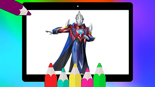 Download ultraman coloring book on pc emulator