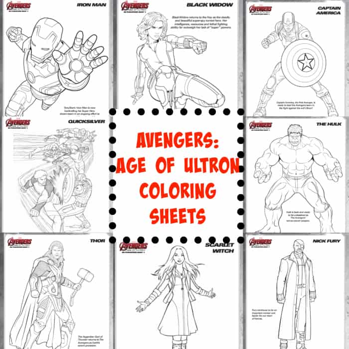 Avengers coloring pages