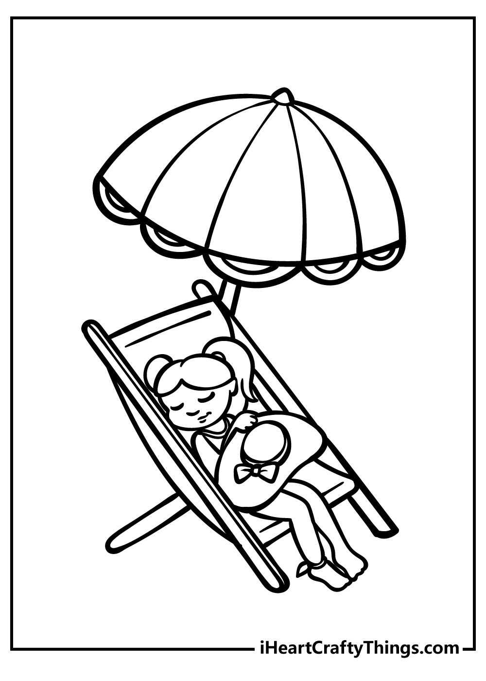 Summer coloring pages free printables