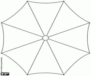 A parasol top view coloring page coloring pages umbrella coloring page parasol