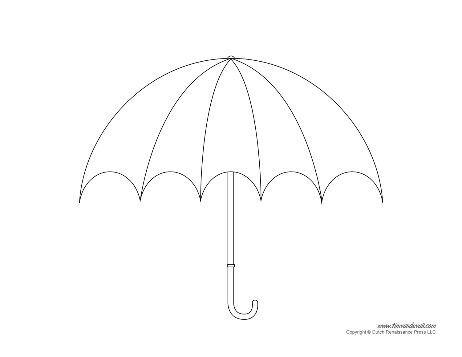 Umbrella template printables umbrella decorations â tims printables