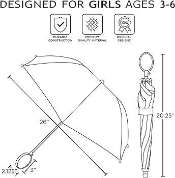 Hasbro girls kids umbrella my little pony rain wear for ages