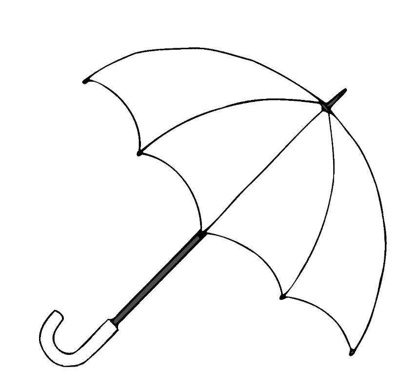 Online coloring pages coloring page umbrella umbrella download print coloring page
