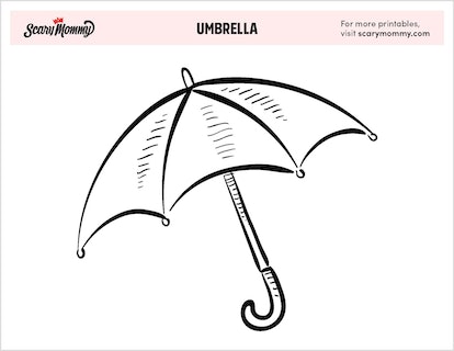 Let it rain these umbrella coloring pages will keep your kiddo entertained