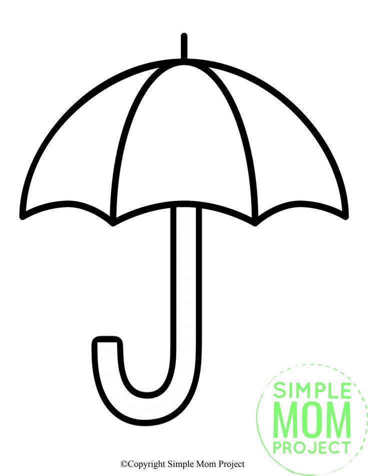 Blank umbrella template umbrella template umbrella umbrella coloring page