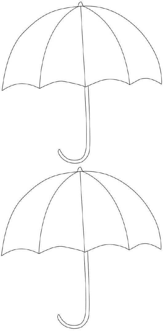 Free printable umbrella template umbrella template umbrella applique templates