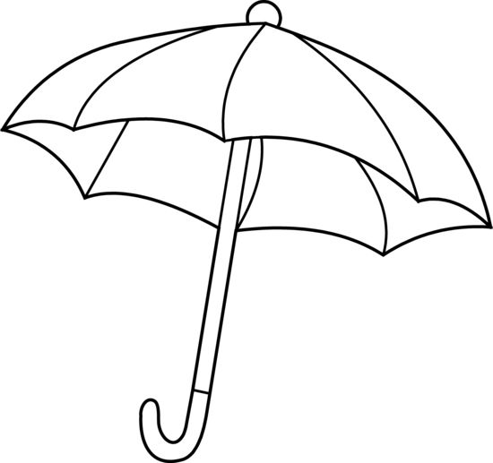 Umbrella coloring pages