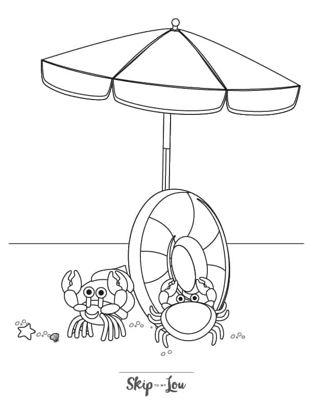 Free printable summer coloring page skip to my lou