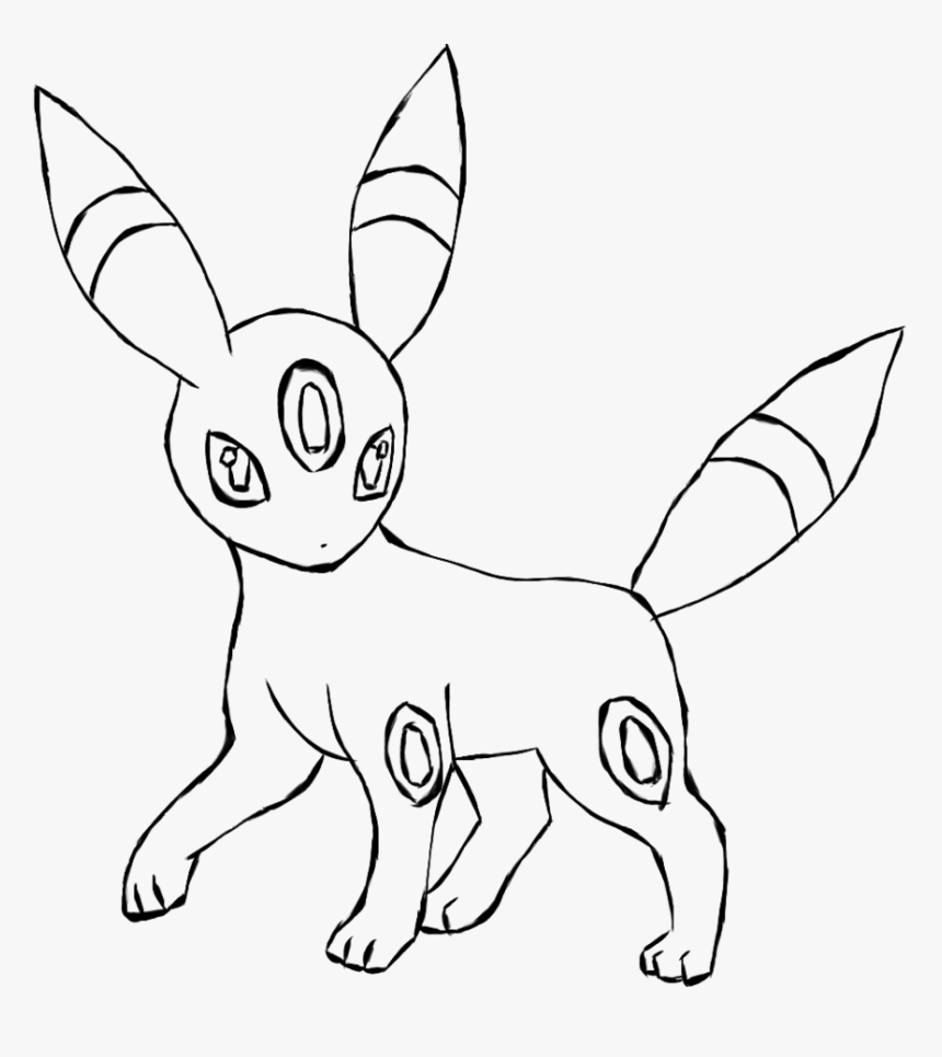 Pokemon umbreon coloring pages