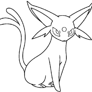 Umbreon coloring pages printable for free download